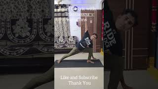 Gastric Relief Trikonasana motivation yoga gastric acidity live like shorts trending short [upl. by Aunson]