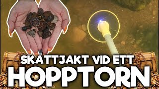 SKATTJAKT VID ETT HOPPTORN MED METALLDETEKTOR [upl. by Annaid213]