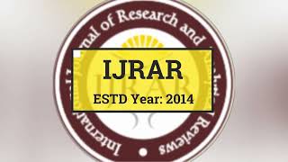 IJRAR Research Journal [upl. by Annaira]