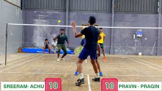 PRAVIN  PRAGIN vs SREERAM  ACHU  FINAL SPENCERS DAY BATCH JUNIOR INTER BADMINTON TOURNAMENT [upl. by Leirud]