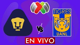 PUMAS VS TIGRES EN VIVO  LIGA BBVA MX CLAUSURA 2024  DONDE VER EN VIVO [upl. by Annwahsal]