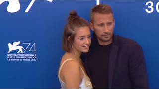 Matthias Schoenaerts amp Adele Exarchopoulos photo call at The Venice Film Festival 2017 [upl. by Stochmal]