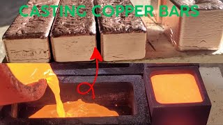 Melting copper in the new shed  Devil Forge [upl. by Hahnke]