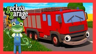 Fire Truck For Children  Geckos Garage  Trucks For Kids [upl. by Florin841]