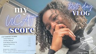 VLOG  UCAT TEST DAY Revealing My Score LIVE REACTION emotional [upl. by Femi]