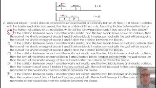 Conservation of Energy and Momentum for a Combined Collision in a Nonisolated System [upl. by Ydroj]