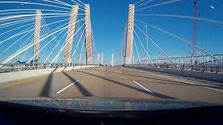 Crossing the new Goethals Bridge in under 60 seconds [upl. by Fairweather467]