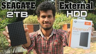 Rs499 Seagate 2TB External Hard Drive  HDD Unboxing  Review  Dekh Review HindiUrdu [upl. by Aiceila]