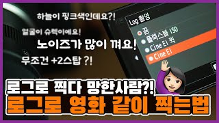 영상보정 이것만 알아도 영상미 업🏄 로그로 망하지 않고 잘 찍는법 📸 How to shoot a video well with log 로그 색보정 log [upl. by Weisbart]