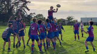 U14 Rugby 2024  Round 11 Rosmini Red vs Rangitoto Red [upl. by Aleyam]