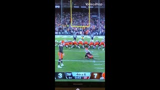 Dustin Hopkins 34 yard field goal [upl. by Aihtela]