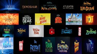 Walt Disney Animation Movie Trailers quotAll At Oncequot Volume 3 19992023 Updated [upl. by Tnarg]