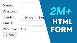 From Zero to Hero Building Your First HTML Form [upl. by Christoph]