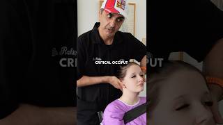 Critical Occiput C1 amp Ear Adjustment DrRahim chiropractic shorts [upl. by Neirrad]