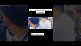 Viral Ada mentri baru dilantik udah bikin gaduh viralvideo fyp [upl. by Ellenahc]