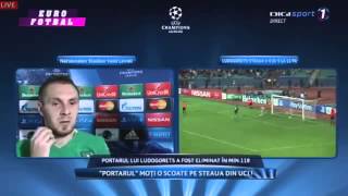 Cosmin Moti Interview after PFC Ludogorets vs Steaua 65  Champions League  2014 H [upl. by Eigna]