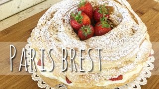 PARIS BREST con CREMA PASTICCERA E FRAGOLE [upl. by Liamsi]