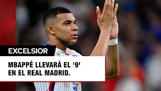 Mbappé lucirá el 9 en el Real Madrid el martes su presentación [upl. by Hgielak]