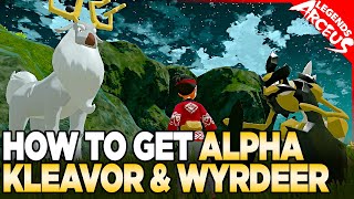 How to Get Kleavor amp Wyrdeer in Pokemon Legends Arceus [upl. by Refotsirhc]