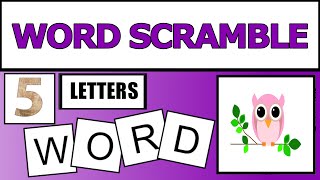 Scrambled Words Games  Jumbled Word Game  Guess the Word Game  Word Scramble  SW Scramble [upl. by Ninetta]