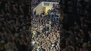 Mackey Arena reacts to Purdue volleyball winning its first set vs Indiana [upl. by Hose]