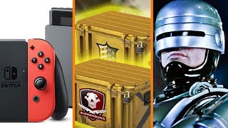 Nintendo Switch to Outsell PS4 This Year  Loot Boxes Locked Over New Laws  Robocop Returns [upl. by Bonnie]