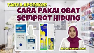 CARA PAKAI OBAT SEMPROT HIDUNG  Nasal Spray [upl. by Obellia981]