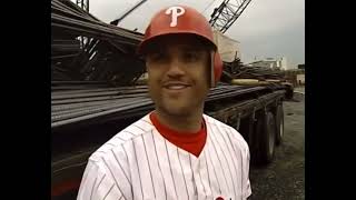 Phillies visit the Citizens Bank Park construction site [upl. by Kcirtemed]