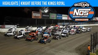 World of Outlaws NOS Energy Drink Sprint Cars  Eldora Speedway  July 19 2024  HIGHLIGHTS [upl. by Gwenni]