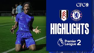 Fulham U21 06 Chelsea U21  HIGHLIGHTS  PL2 202425 [upl. by Norihs622]