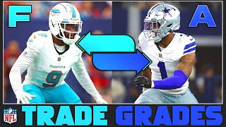 NFL Trade Grades 17 TRADES [upl. by Euf]