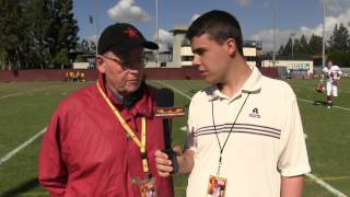 Tuesday Instant Analysis from USC football practice 102312 [upl. by Ayrad136]