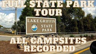 Camping at Lake Griffin State Park in Fruitland Park Florida with full campsite tour [upl. by Ytak]