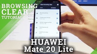 How to Delete Internet History on HUAWEI Mate 20 Lite  Clear Browser Data [upl. by Stets452]