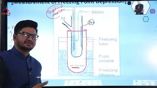 Ch09 Lec8 Chem 1st Beckmanns Method for depression of freezing point Chemistry by Atif [upl. by Gnirps]