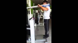 exercice musculation  mollet  mollets debout machine [upl. by Genny]