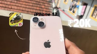 iPhone 13 ₹20000 😯  iPhone 13 Unboxing  iPhone 13 free fire test  iPhone 13 Review in Hindi [upl. by Falk]