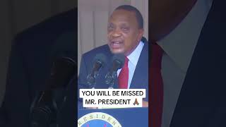 Uhuru Kenyattas best moments in Kenya♥️♥️ [upl. by Suiluj666]