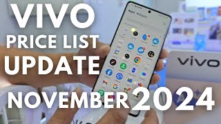 VIVO SMARTPHONE PRICE LIST UPDATE NOVEMBER 2024  V40 5G Series  V40 lite  PHILIPPINE MARKET [upl. by Mairim]