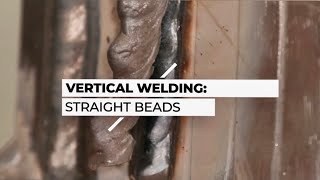 How to Run a Straight Bead Vertical Up Hill  Stick Welding Tips and Tricks [upl. by Hanikahs]