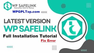 How To Install Wp Safelink Plugin Latest Version Full Installation Tutorial 2024 [upl. by Ailices397]