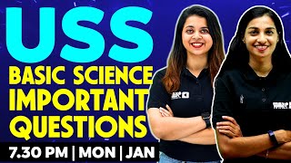 USS Exam Science  Important Questions  Exam Winner USS [upl. by Ronnoc365]