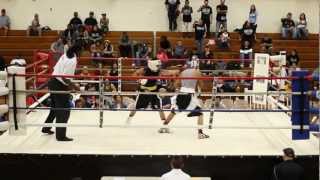 KO HIGH BOXING SHOWCASE OCT 8 2012 FIGHT7 TAFT HIGH SCHOOL [upl. by Akirderf]