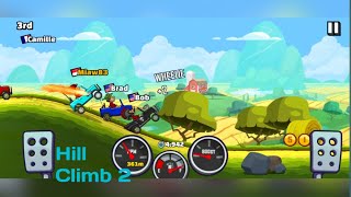 Hill Climb 2 Cars Using The Second Game Number  Gameplay Android  Car Speed  Car Jumps [upl. by Donela]