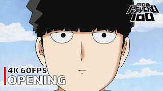 Mob Psycho 100 II  Opening 【999】 4K 60FPS  CC [upl. by Wixted]