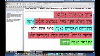 Haftarah Tutorial  Opening Blessing [upl. by Rimma]