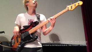 내마음을 가득채운 A3 PHASE amp BAE 1073DMP amp DISTRESSOR EL8X amp 1983 FENDER JAZZ BASS SOUND [upl. by Artima]