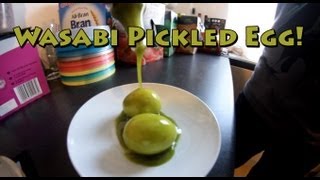 The Wasabi Pickled Egg Challenge Tasty Treats [upl. by Fennell]