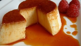 Making creme caramel [upl. by Bebe]