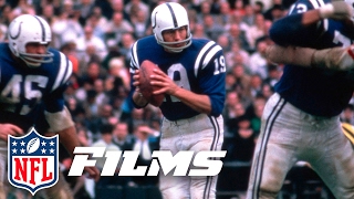 4 Johnny Unitas  NFL Films  Top 10 Quarterbacks of All Time [upl. by Adnac634]